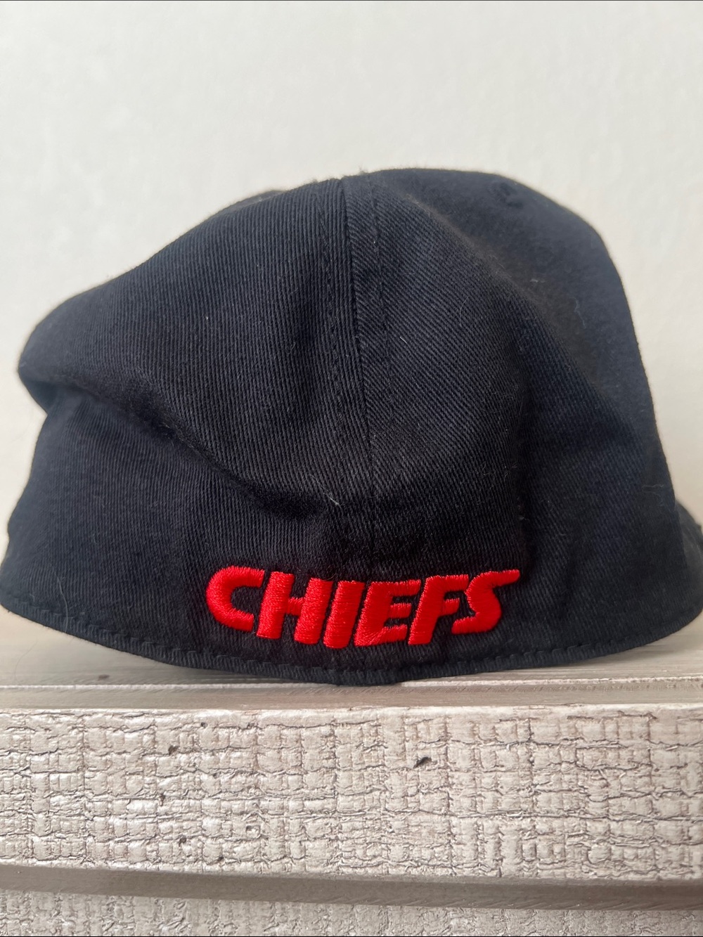 47 Black Cap with Red-Trim Kansas City Patch - Picture 3 of 3